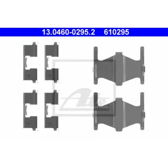 Kit d'accessoires, plaquette de frein à disque ATE 13.0460-0295.2