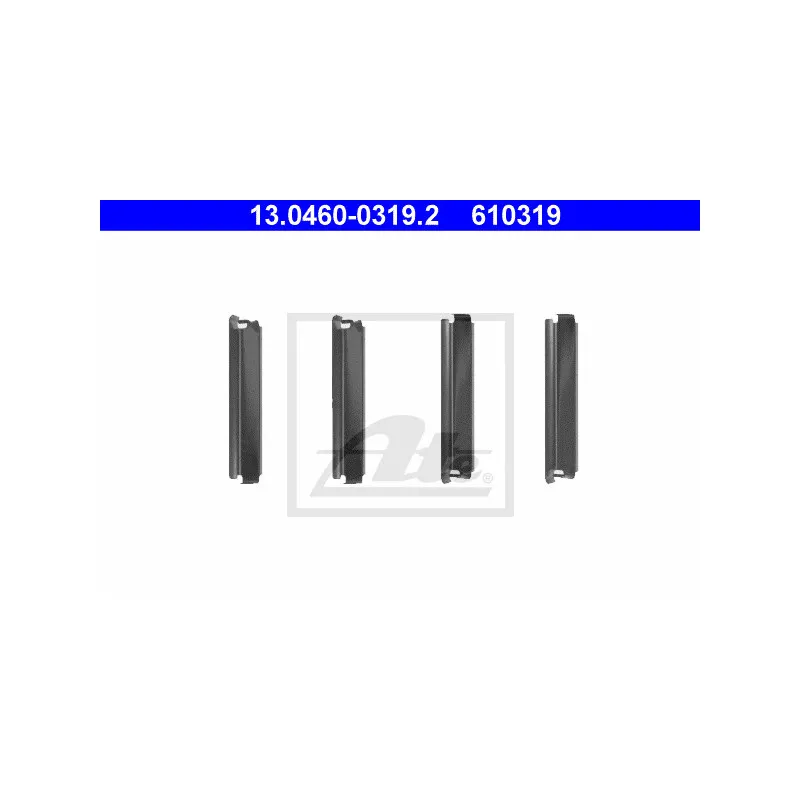 Kit d'accessoires, plaquette de frein à disque ATE 13.0460-0319.2