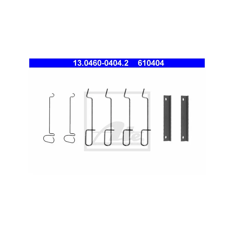 Kit d'accessoires, plaquette de frein à disque ATE 13.0460-0404.2