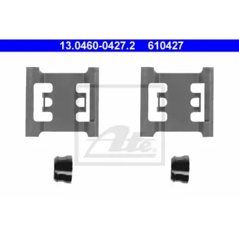 Kit d'accessoires, plaquette de frein à disque ATE 13.0460-0427.2