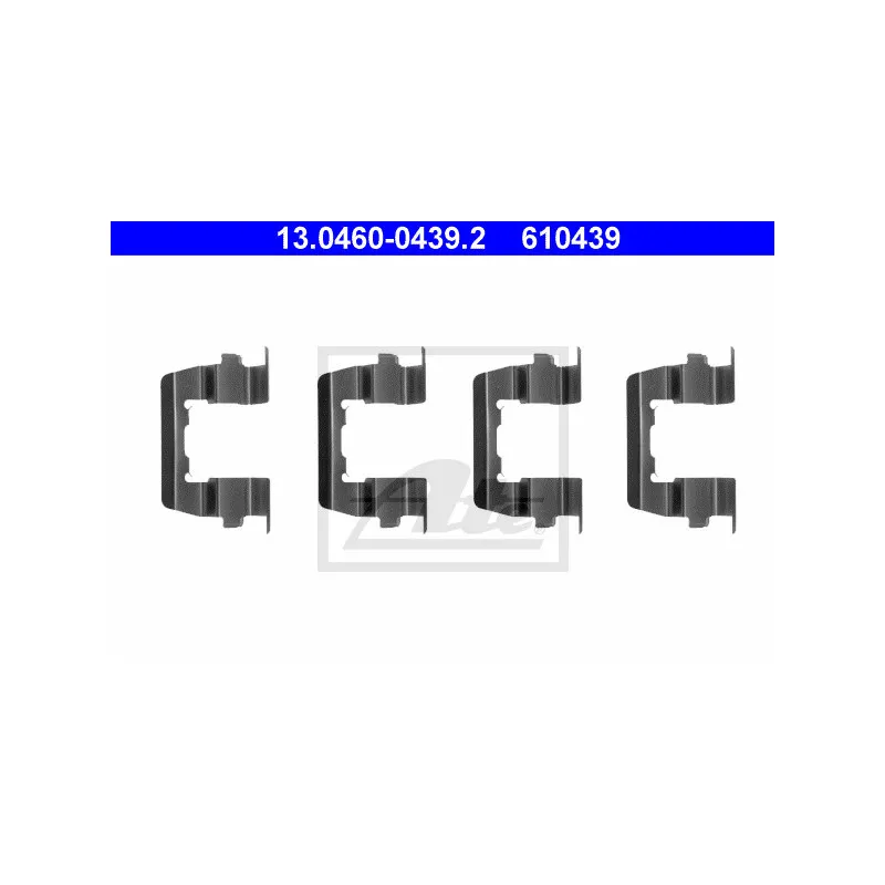 Kit d'accessoires, plaquette de frein à disque ATE 13.0460-0439.2