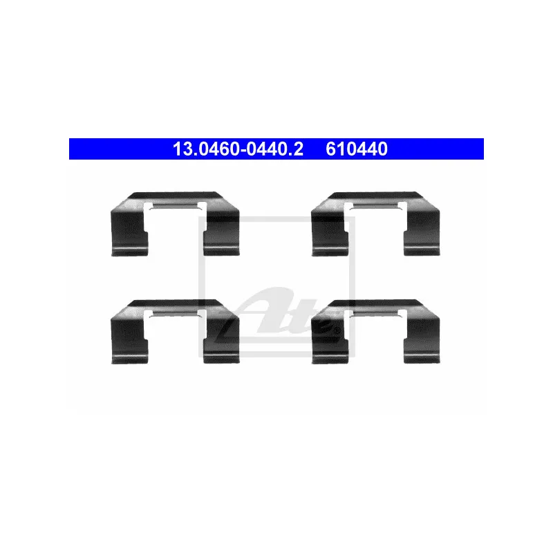Kit d'accessoires, plaquette de frein à disque ATE 13.0460-0440.2