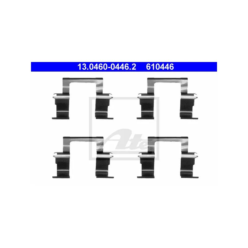 Kit d'accessoires, plaquette de frein à disque ATE 13.0460-0446.2