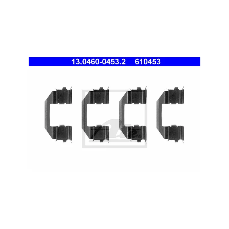 Kit d'accessoires, plaquette de frein à disque ATE 13.0460-0453.2