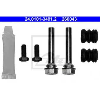 Kit d'accessoires, étrier de frein ATE 24.0101-3401.2