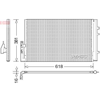 Condenseur, climatisation DENSO