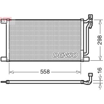 Condenseur, climatisation DENSO DCN05020