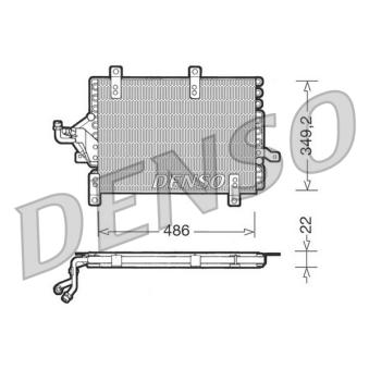 Condenseur, climatisation DENSO DCN09141