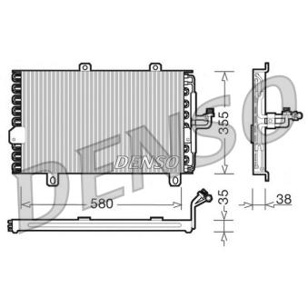 Condenseur, climatisation DENSO DCN09142
