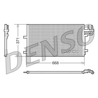 Condenseur, climatisation DENSO DCN10007
