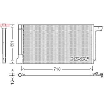 Condenseur, climatisation DENSO DCN10028