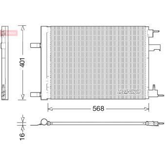 Condenseur, climatisation DENSO DCN20008