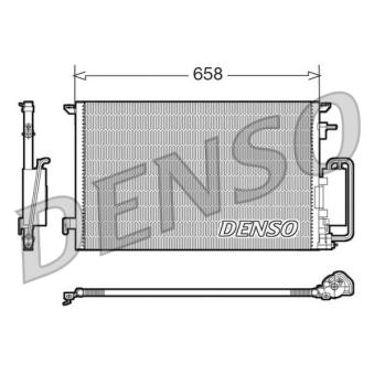 Condenseur, climatisation DENSO DCN20032