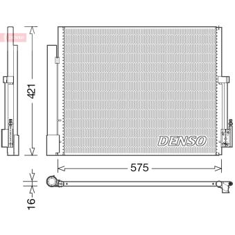Condenseur, climatisation DENSO DCN20036