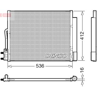 Condenseur, climatisation DENSO DCN20043