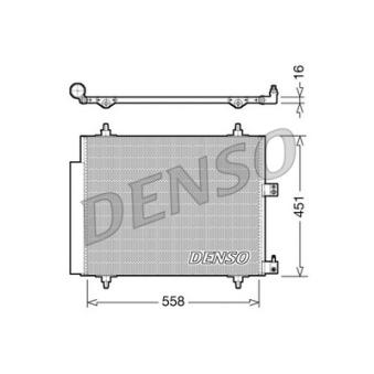 Condenseur, climatisation DENSO DCN21005