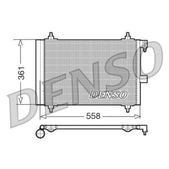Condenseur, climatisation DENSO DCN21025
