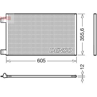 Condenseur, climatisation DENSO