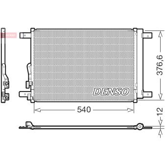 Condenseur, climatisation DENSO DCN32033
