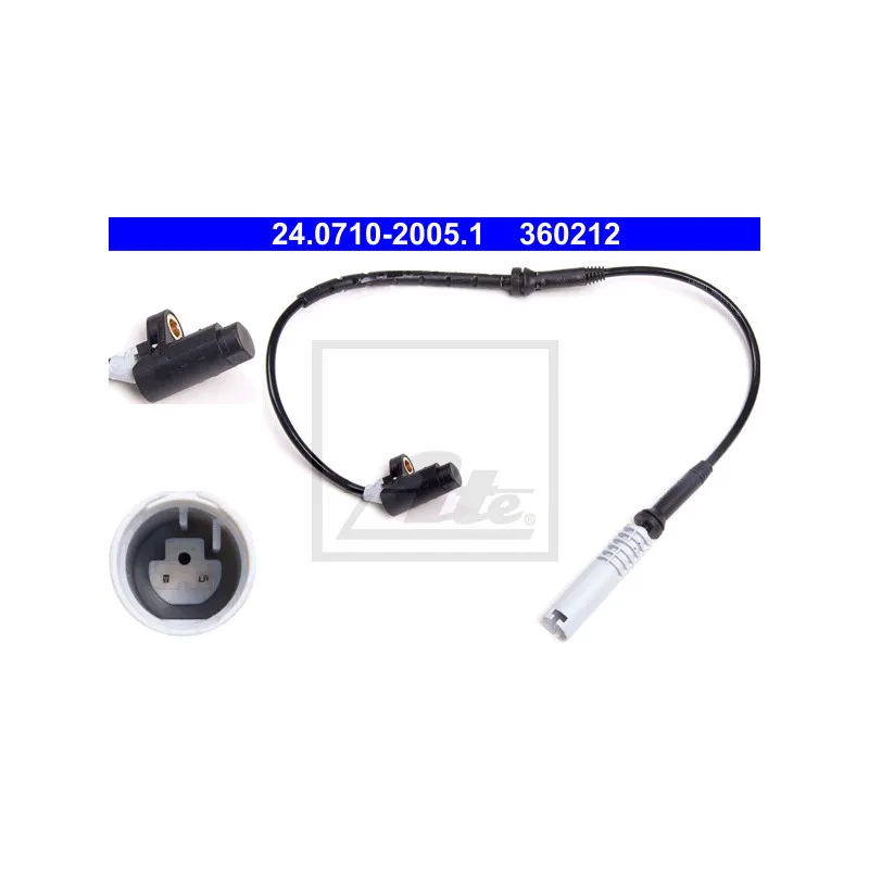 Capteur, vitesse de roue ATE 24.0710-2005.1