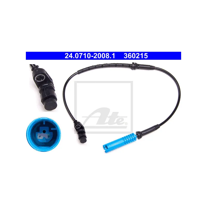 Capteur, vitesse de roue ATE 24.0710-2008.1
