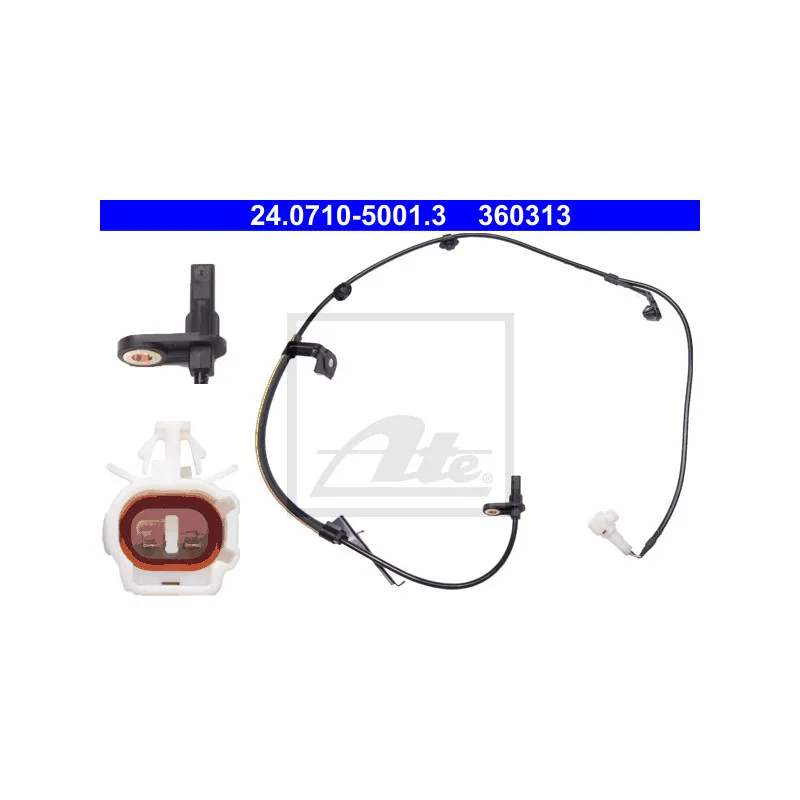 Capteur, vitesse de roue ATE 24.0710-5001.3