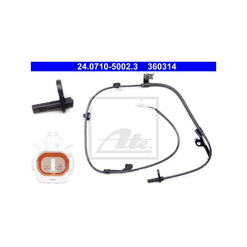 Capteur, vitesse de roue ATE 24.0710-5002.3