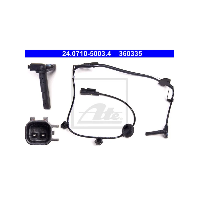 Capteur, vitesse de roue ATE 24.0710-5003.4