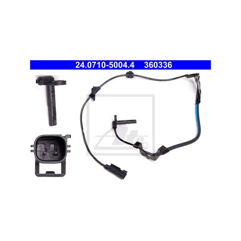 Capteur, vitesse de roue ATE 24.0710-5004.4
