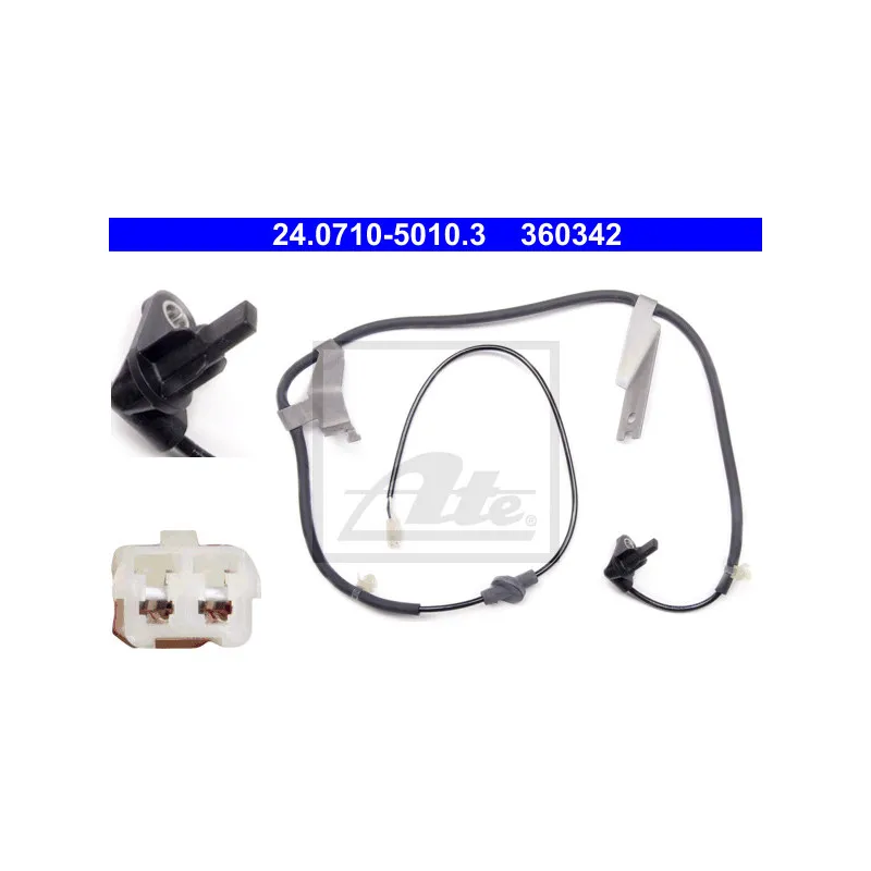 Capteur, vitesse de roue ATE 24.0710-5010.3