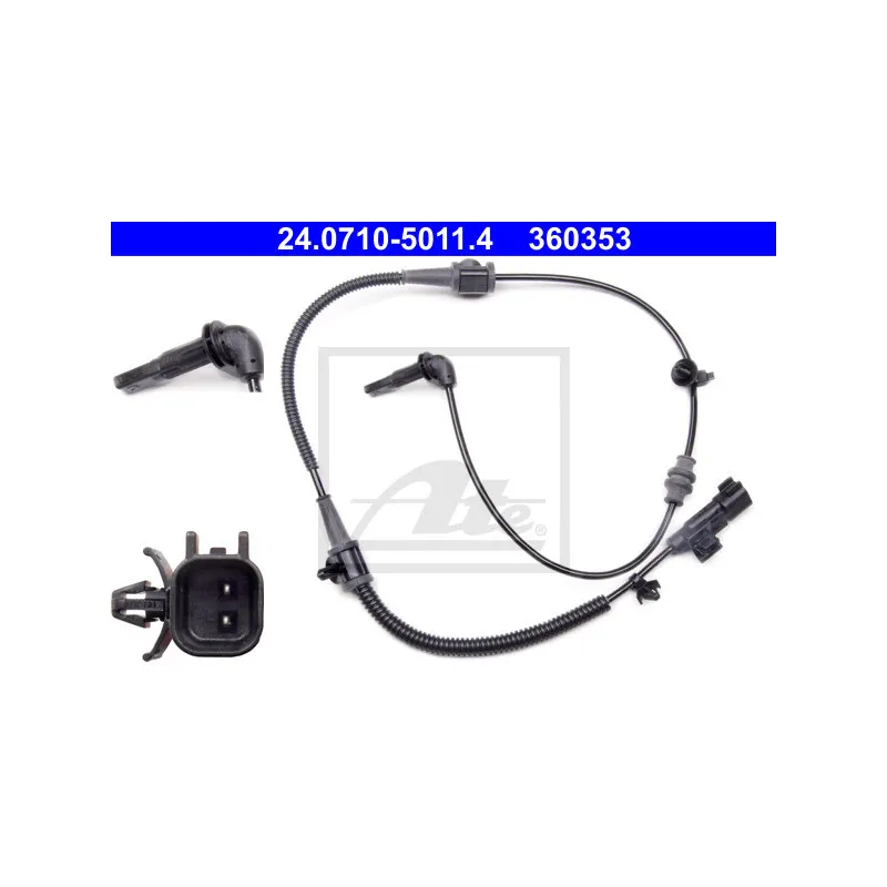 Capteur, vitesse de roue ATE 24.0710-5011.4