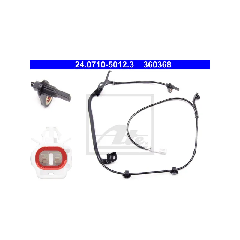 Capteur, vitesse de roue ATE 24.0710-5012.3
