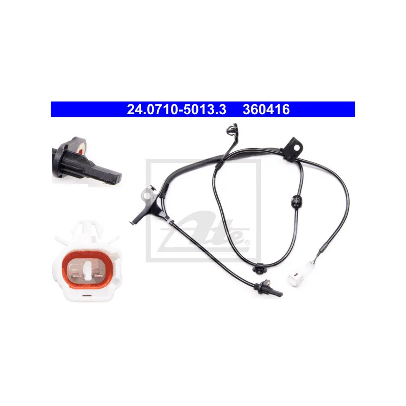 Capteur, vitesse de roue ATE 24.0710-5013.3
