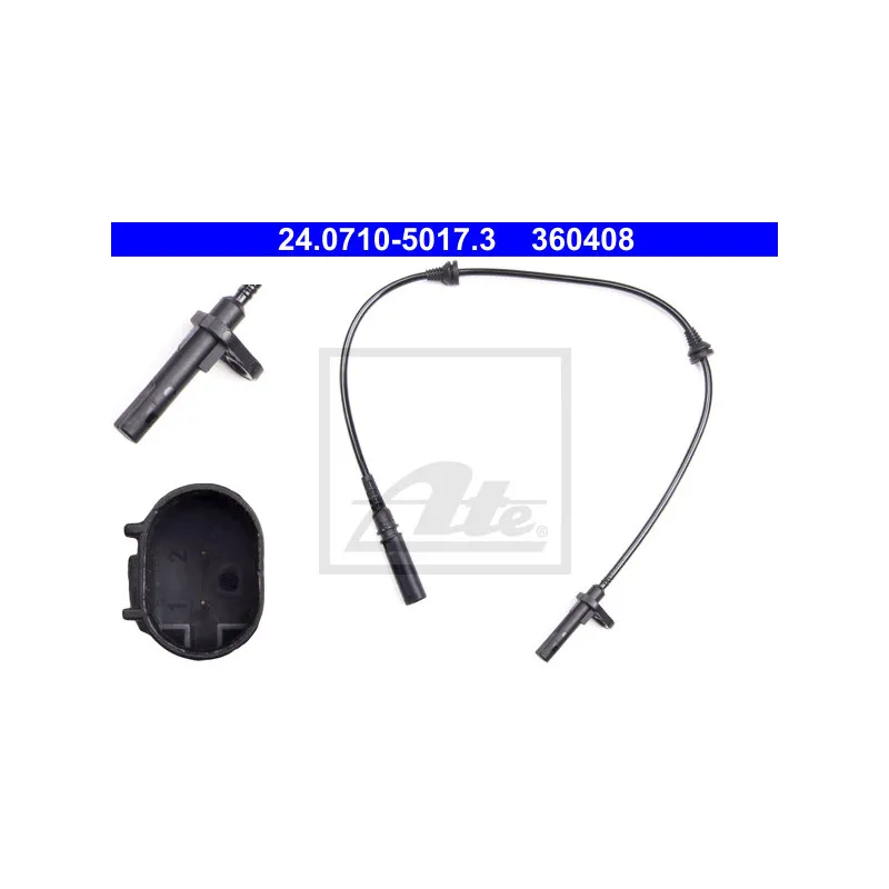 Capteur, vitesse de roue ATE 24.0710-5017.3