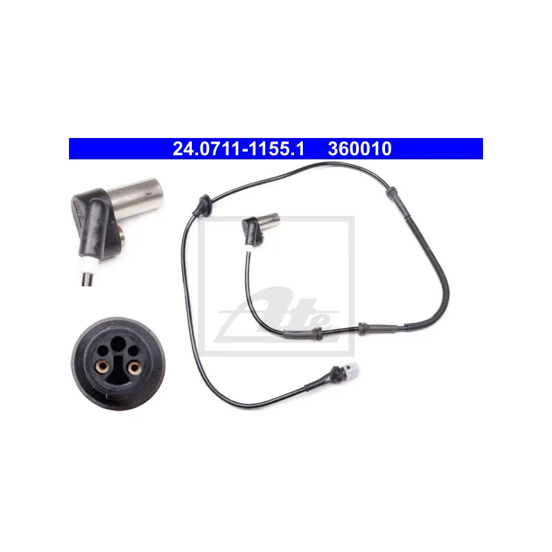 Capteur, vitesse de roue ATE 24.0711-1155.1