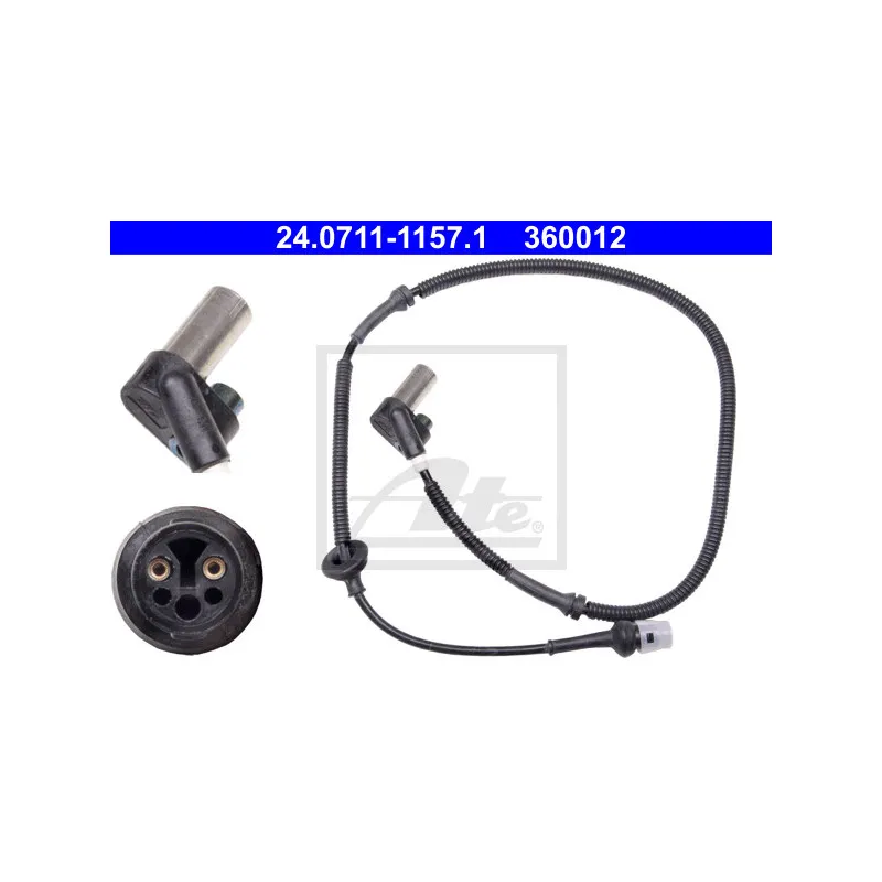 Capteur, vitesse de roue ATE 24.0711-1157.1