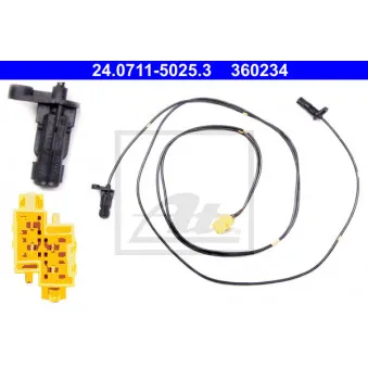 Capteur, vitesse de roue ATE 24.0711-5025.3