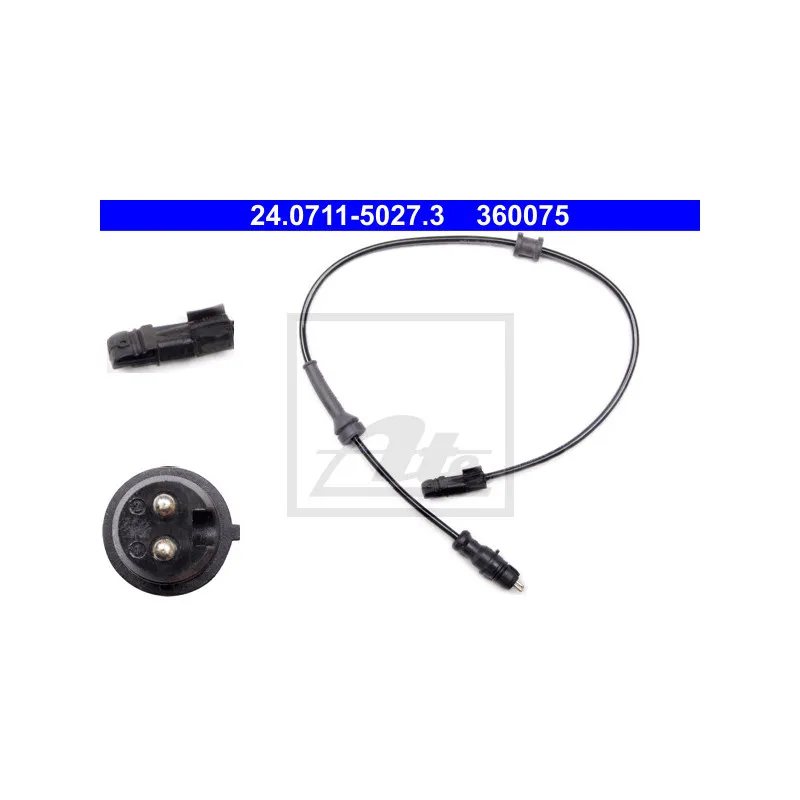 Capteur, vitesse de roue ATE 24.0711-5027.3