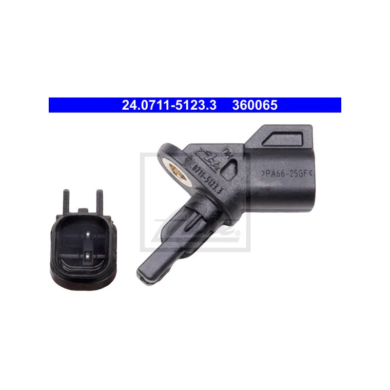 Capteur, vitesse de roue ATE 24.0711-5123.3