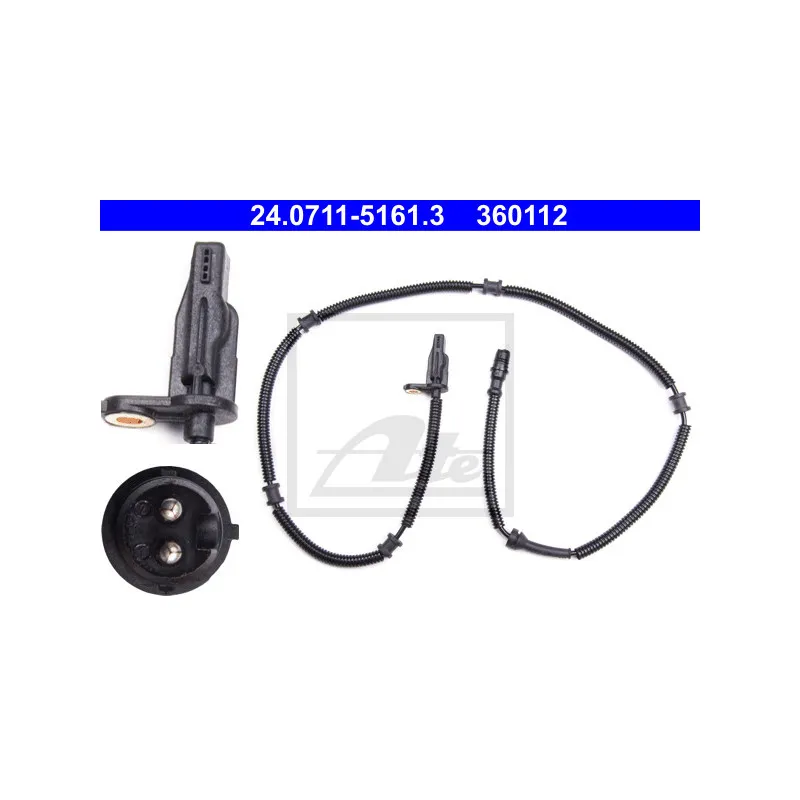 Capteur, vitesse de roue ATE 24.0711-5161.3