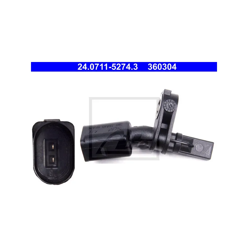 Capteur, vitesse de roue ATE 24.0711-5274.3