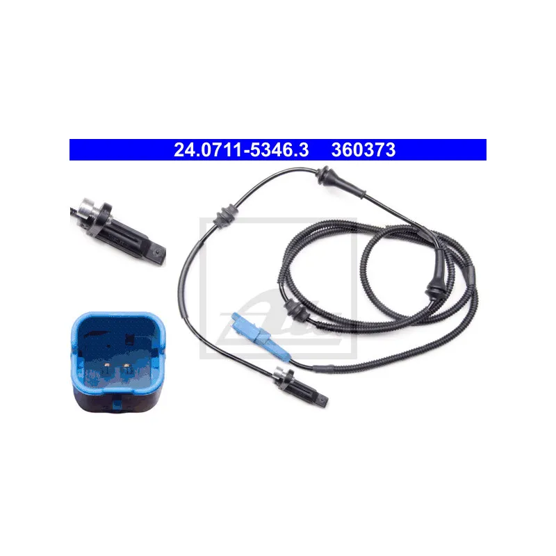 Capteur, vitesse de roue ATE 24.0711-5346.3