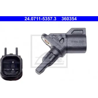 Capteur, vitesse de roue ATE 24.0711-5357.3