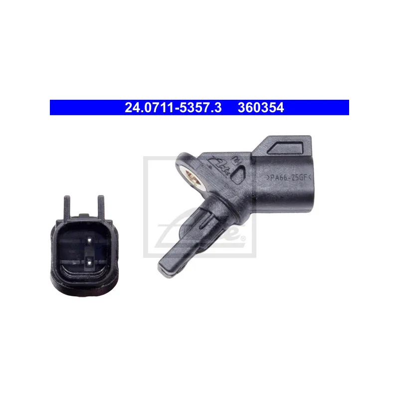 Capteur, vitesse de roue ATE 24.0711-5357.3