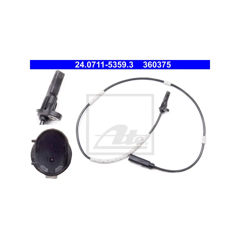 Capteur, vitesse de roue ATE 24.0711-5359.3