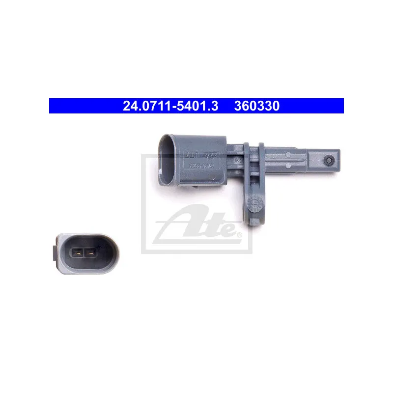 Capteur, vitesse de roue ATE 24.0711-5401.3