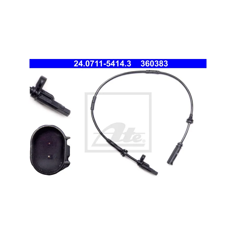 Capteur, vitesse de roue ATE 24.0711-5414.3