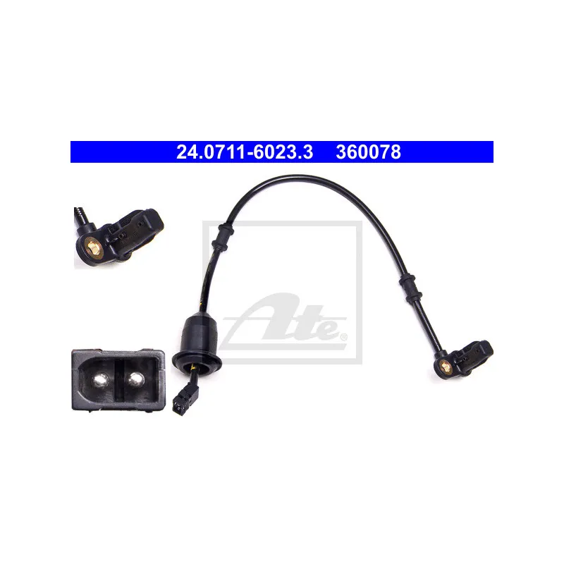 Capteur, vitesse de roue ATE 24.0711-6023.3