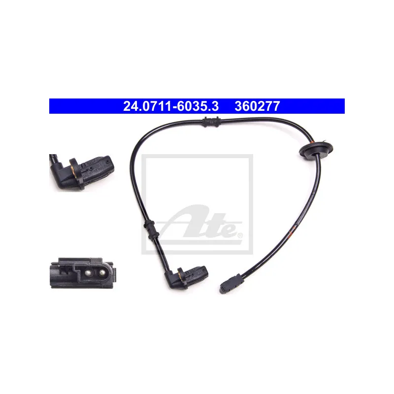 Capteur, vitesse de roue ATE 24.0711-6035.3