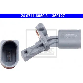 Capteur, vitesse de roue ATE 24.0711-6050.3